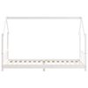 vidaXL Cadre de lit pour enfants blanc 90x200 cm bois de pin massif