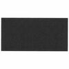vidaXL Panneaux muraux 12 pcs Noir 60x30 cm Tissu 2,16 m²