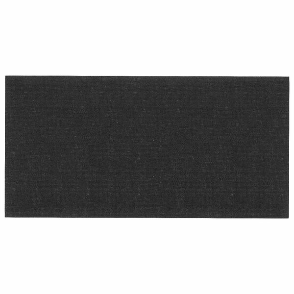 vidaXL Panneaux muraux 12 pcs Noir 60x30 cm Tissu 2,16 m²