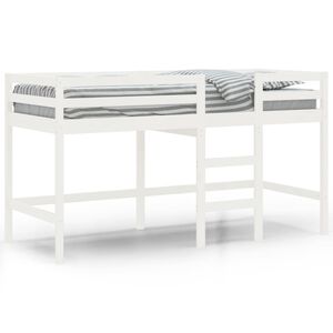 vidaXL Lit mezzanine d'enfants sans matelas avec &eacute;chelle 90x190 cm