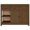 vidaXL Buffet Marron miel 100x35x74 cm Bois massif de pin