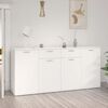 vidaXL Buffet Blanc 160x36x75 cm Bois d'ing&eacute;nierie