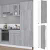 vidaXL Armoire r&eacute;frig&eacute;r&eacute;e "Lyon" Gris Sonoma 60 x 57 x 207 cm Bois d'ing&eacute;nierie