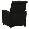 vidaXL Fauteuil électrique de massage Noir Tissu