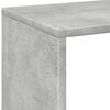 vidaXL &Eacute;tag&egrave;re s&eacute;paratrice de pi&egrave;ce gris b&eacute;ton 69,5x29x69,5 cm