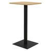 vidaXL Table de bistro Couleur ch&ecirc;ne 50x50x107 cm