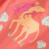 D&eacute;bardeur enfant imprim&eacute; licorne corail 128
