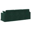 vidaXL Canap&eacute; Vert fonc&eacute; 228 x 78 x 80 cm Velours