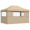 vidaXL Tente de f&ecirc;te Beige 292 x 440 x 315 cm Tissu Oxford