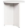 vidaXL Table basse 2 pcs Blanc Bois de pin massif