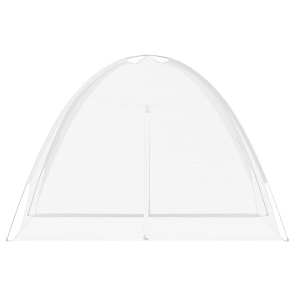vidaXL Moustiquaire mongole avec portes 220 maille blanc 200x150x140cm