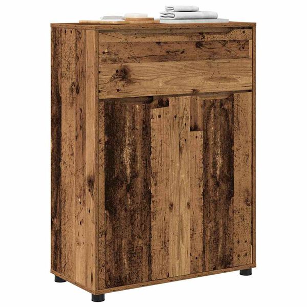 vidaXL Cabinet de salle de bain Bois Ancien 72,5 x 36,5 x 100 cm