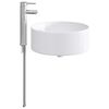 vidaXL Lavabo de salle de bains Chrome 40,5 x 40,5 x 15,5 cm m&eacute;tal
