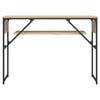 vidaXL Table console avec &eacute;tag&egrave;re ch&ecirc;ne sonoma 105x30x75 cm