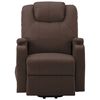 vidaXL Fauteuil de massage Marron Similicuir