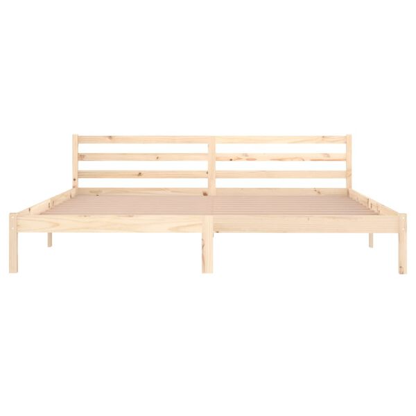 vidaXL Cadre de lit sans matelas bois massif de pin 200x200 cm