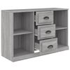 vidaXL Buffet sonoma gris 104,5x35,5x67,5 cm bois d'ing&eacute;nierie