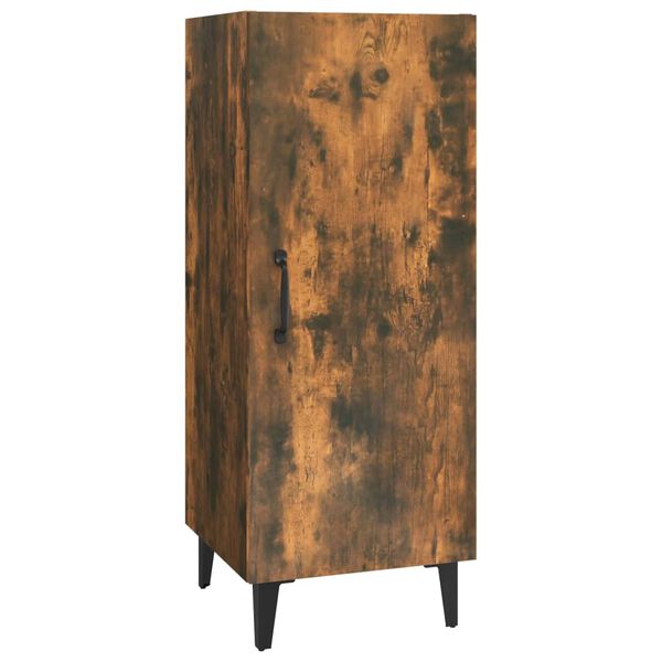 vidaXL Buffet Ch&ecirc;ne fum&eacute; 34,5x34x90 cm Bois d'ing&eacute;nierie