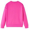 Sweatshirt pour enfants rose foncé 140
