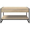 vidaXL Table basse Sonoma 80 x 50 x 40 cm Bois d'ing&eacute;nierie