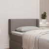 vidaXL Oreille de t&ecirc;te de lit Taupe 40,5 x 40,5 x 4 cm tissu