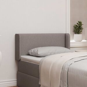 vidaXL Oreille de t&ecirc;te de lit Taupe 40,5 x 40,5 x 4 cm tissu