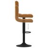 vidaXL Tabouret de bar Marron Velours