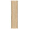 vidaXL Bibliothèque/Buffet Chêne sonoma 66x30x130 cm Bois d’ingénierie