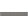vidaXL T&ecirc;te de lit murale 12 pcs Gris clair 90 x 15 cm tissu