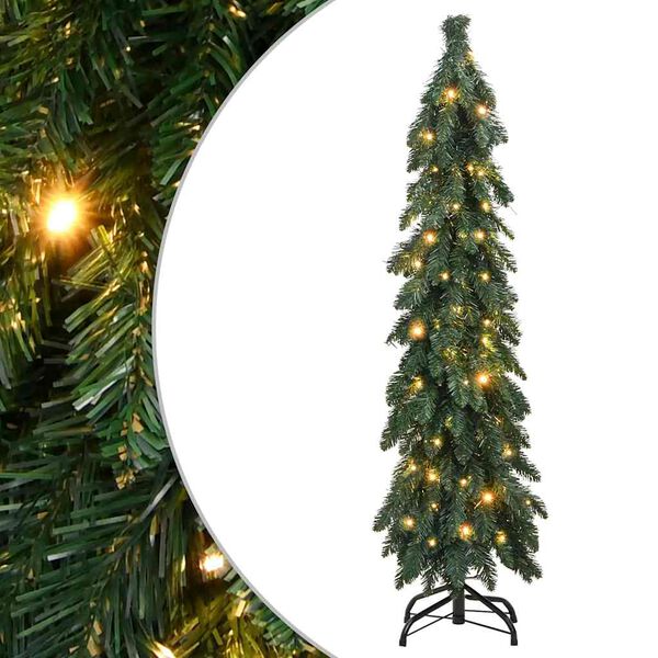 vidaXL Arbre de No&euml;l artificiel pr&eacute;-&eacute;clair&eacute; avec 80 LED 150 cm
