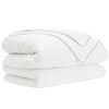 vidaXL Duvet complet toute l'ann&eacute;e Blanc 240 x 220 cm Fibre de bambou