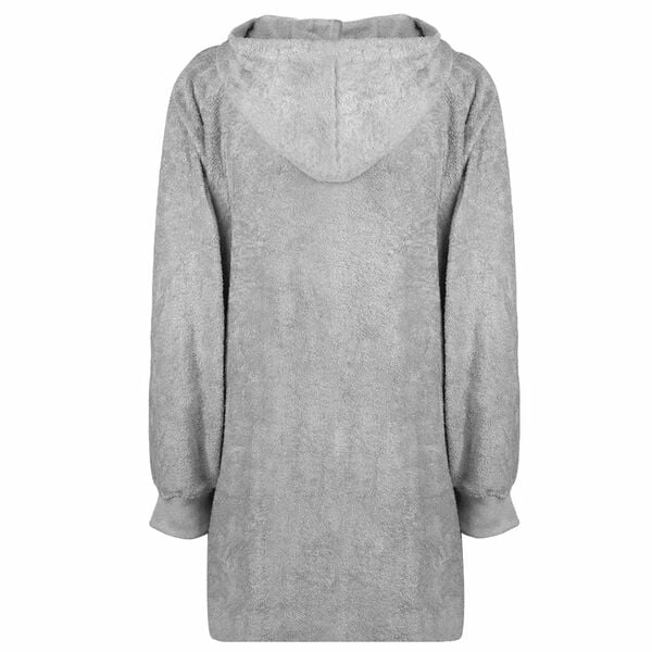 vidaXL Sweat &agrave; capuche couverture KINN Gris L Coton