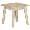 vidaXL Table basse 45x45x40 cm Bois de manguier massif