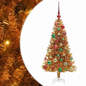 vidaXL Sapin de No&euml;l Dor&eacute; 120 cm PET