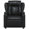 vidaXL Fauteuil de massage inclinable Noir Similicuir