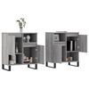 vidaXL Buffets 2 pcs sonoma gris bois d'ingénierie