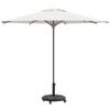 vidaXL Pied de parasol Art d&eacute;co Noir &Oslash; 45 x 39,5 cm Fer