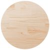 vidaXL Dessus de table rond Ø90x3 cm bois de pin massif