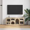 vidaXL Meuble TV Ch&ecirc;ne Sonoma 100 x 35 x 40 cm Bois d'ing&eacute;nierie