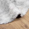 vidaXL Tapis Shaggy à poils longs NAVARRA gris argenté 160x160 cm