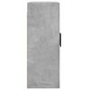 vidaXL Armoires murales 2 pcs gris b&eacute;ton bois d'ing&eacute;nierie