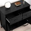 vidaXL Buffet avec tiroir Ch&ecirc;ne noir 79,5 x 35,5 x 74,5 cm