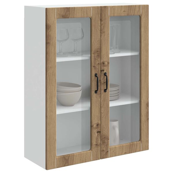 vidaXL Armoire de cuisine Kalmar Ch&ecirc;ne artisanal 80 x 31 x 100 cm