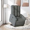 vidaXL Fauteuil inclinable Gris fonc&eacute; Tissu