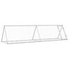 vidaXL Clapier argent&eacute; 400x105x91 cm acier galvanis&eacute;