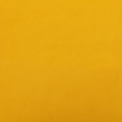 3086101 vidaXL Swivel Dining Chairs 4 pcs Mustard Yellow Velvet(2x333502)