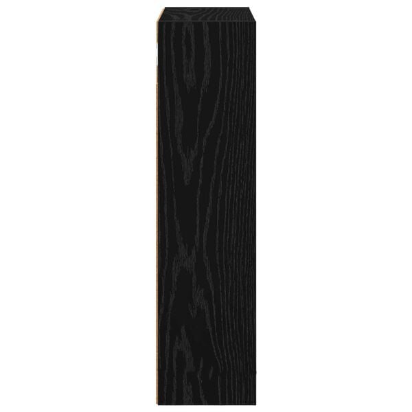 vidaXL Armoire murale de salle de bain Ch&ecirc;ne Noir 40 x 16 x 62,5 cm