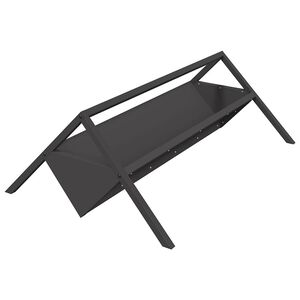 vidaXL Trough d'alimentation pour le b&eacute;tail Noir 111 x 76 x 38 cm