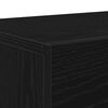 vidaXL Ensemble meuble TV Montage mural Ch&ecirc;ne noir 150 x 30 x 50 cm