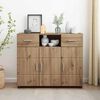 vidaXL Cabinet en Bois avec tiroir Ch&ecirc;ne artisanal 88,5 x 30,5 x 73 cm